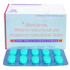 TRIGLUCORED FORTE 5MG/500MG/7.5MG TABLET
