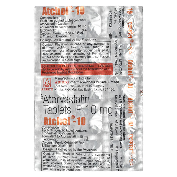 Atchol 10mg Tablet 15s