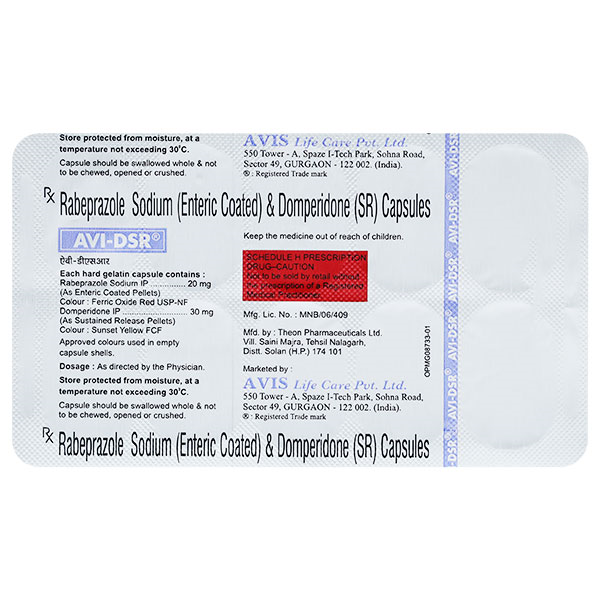 Avi D 30mg/20mg Capsule SR 10s