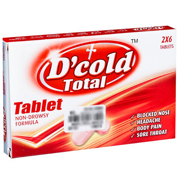 D Cold Total Tablet 12s