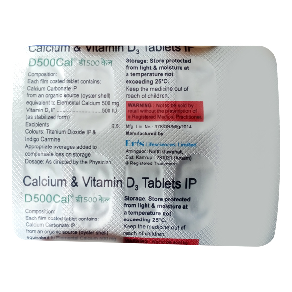 D500 Cal Tablet 10s