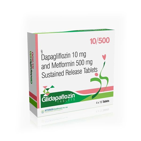 Glidapaflozin M 10mg/500mg Tablet 15s