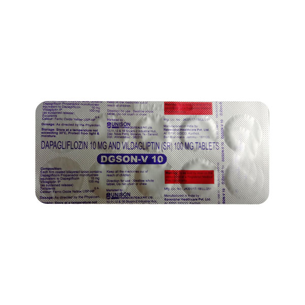 Dgson V 10mg/100mg Tablet 10s