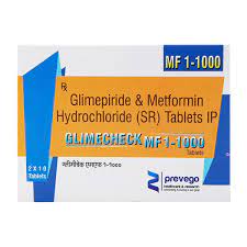 Glimecheck MF 1mg/1000mg Tablet 10s