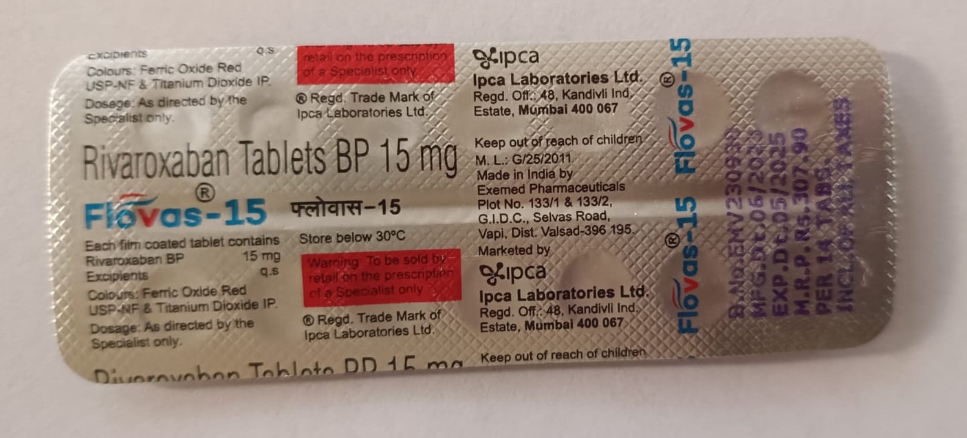 Flovas 15mg Tablet 14s