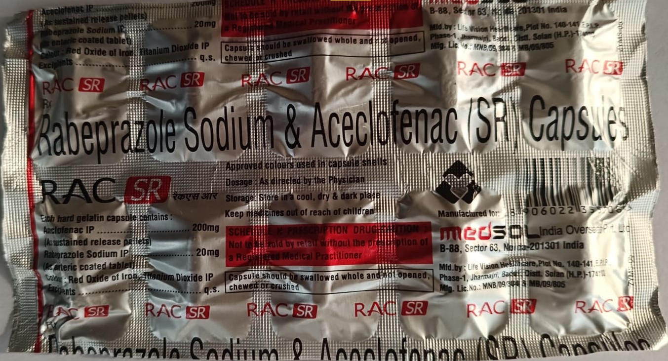 Rac 200mg/20mg Capsule SR 10s