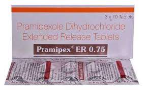 Pramipex ER 0.75 Tablet 10s