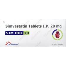 सिल्डोसिम एचडीएल 20मिलीग्राम टैबलेट 10एस
