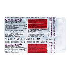 Sitara DM 10mg/500mg100mg Tablet 10s