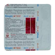 SITAGLO M FORTE 50MG/1000MG TABLET 15S