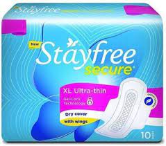 Stayfree Secure Ultra-Thin with Wings XL 10s