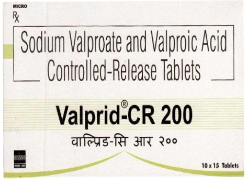 Valprid 200 Tablet CR 15s