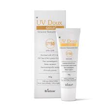 UV Doux Gold Silicone Sunscreen Gel SPF 50gm