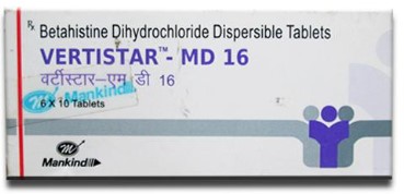 Vertistar 16mg Tablet MD 10s