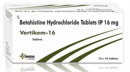 Vertikem 16mg Tablet 10s