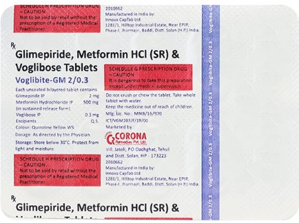 Voglibite-GM 2/0.3 Tablet SR 10s