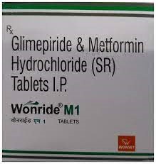 Wonride M 1mg/500mg Tablet 15s