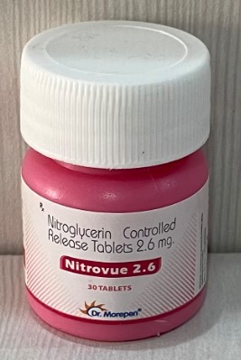 Nitrovue 2.6mg Tablet 30s