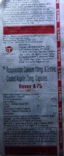 Rovax A 75mg/10mg Capsule 10s