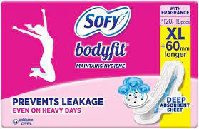 Sofy Bodyfit Sanitary Pad XL 18s