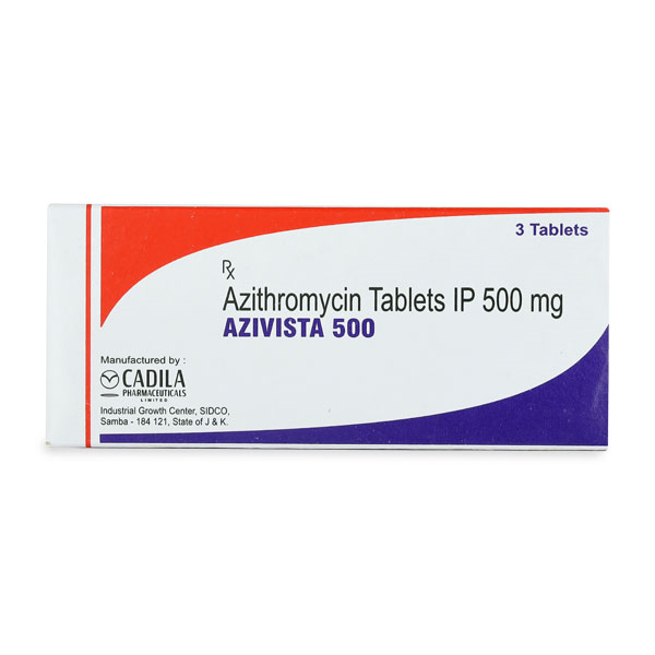 Azivista 500mg Tablet 3s