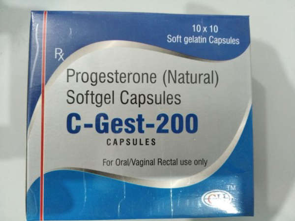 C Gest 200 MG Capsule 10 S