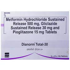 Dianorm Total 30 Tablet SR 10s
