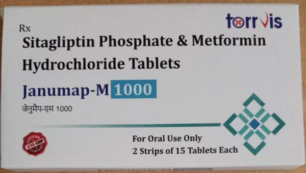 Janumap M 50mg/1000mg Tablet 15s