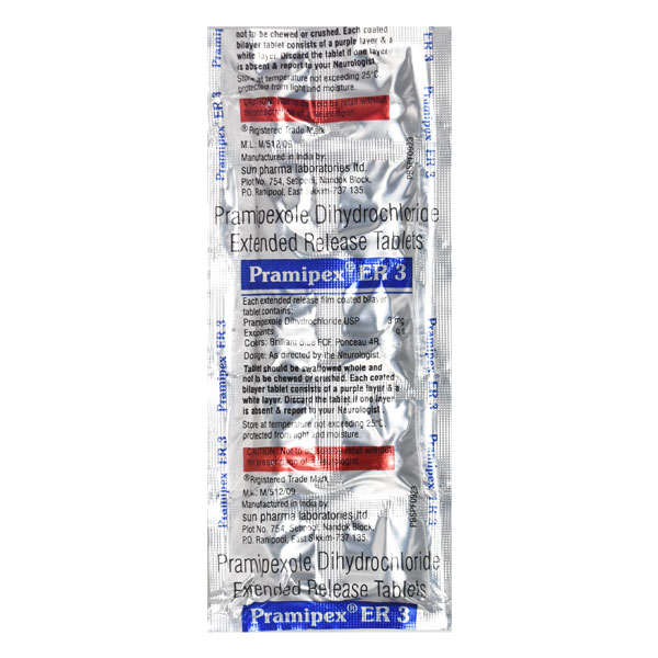 Pramipex ER 3 Tablet