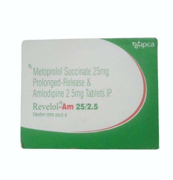 Revelol AM 2.5mg/25mg Tablet ER 10s