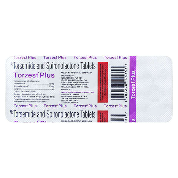 Torzest Plus 50mg/10mg Tablet 10s