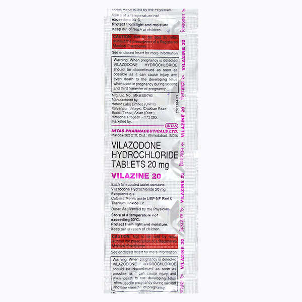 Vilazine 20mg Tablet 10s