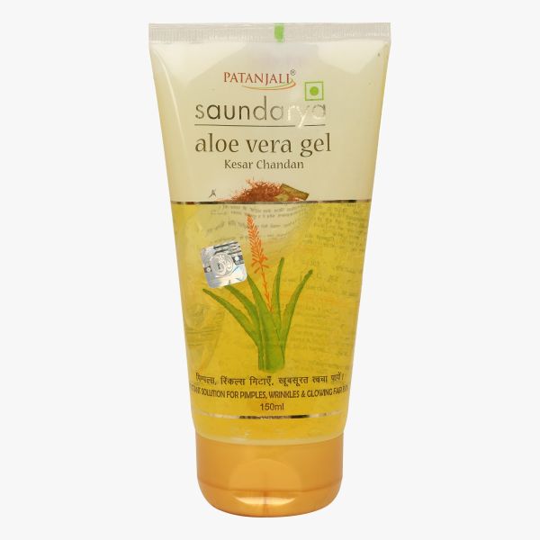 Patanjali Ayurveda Saundarya Aloe Vera Gel Kesar Chandan 150ml