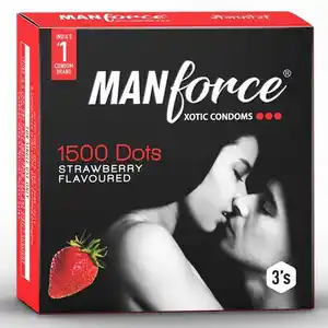 Manforce Strawberry Condom 3s