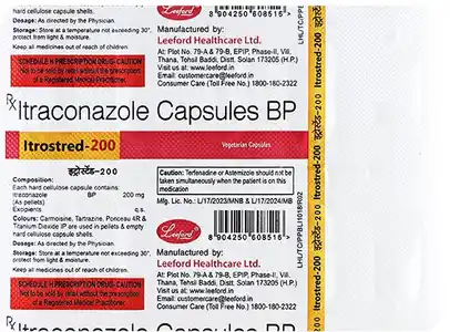 Itrostred 200mg Capsule 10s