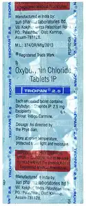 Tropan 2.5mg Tablet 10s
