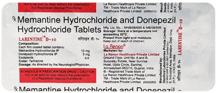 Larentine D 5mg/10mg Tablet 10s
