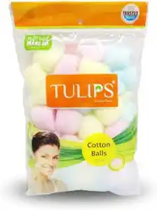 Cotton Balls Tulips 50s