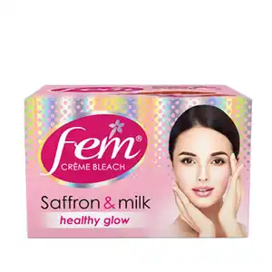 Fem Saffron & Milk Bleach Cream 40gm