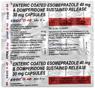 Esoz D 40mg/30mg Capsule SR 10s