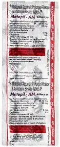 Metopil AM 5mg/50mg Tablet ER 10s
