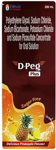 D Peg Plus Sugar Free Pineapple Syrup 200ml