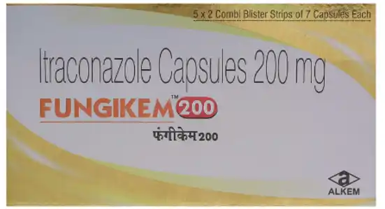 Fungikem 200mg Tablet 7s