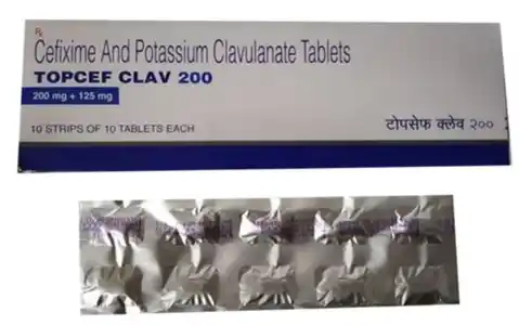 Topcef Clav 200mg Tablet
