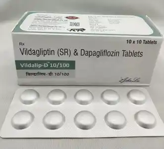 Vildalip D 10mg/100mg Tablet SR 10s