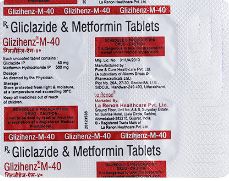 Glizihenz M 40 Tablet 10s
