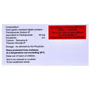 Pantop 40mg Tablet 15s