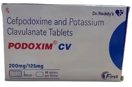 Podoxim CV 200 mg/125 mg Tablet 10s