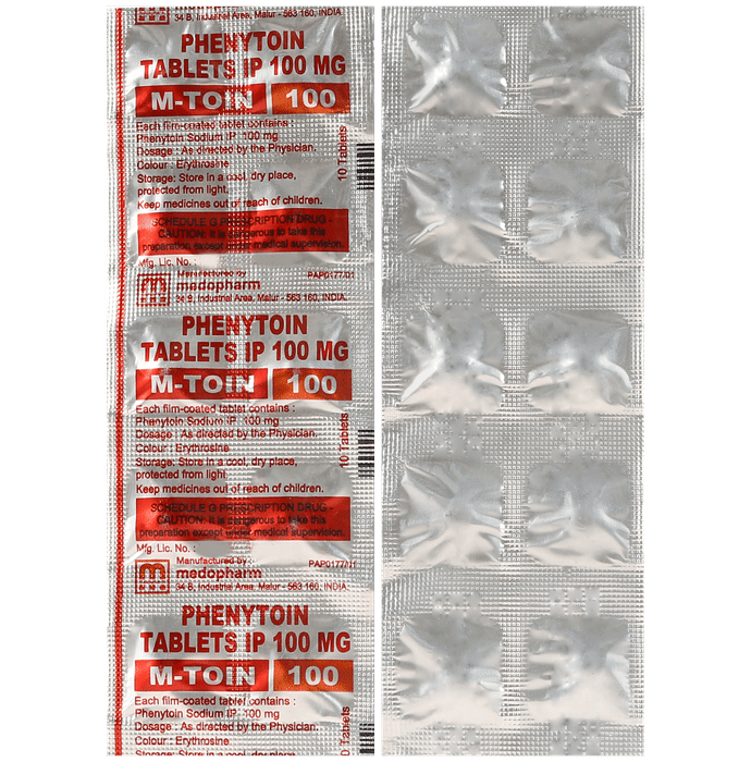 M Toin 100mg Tablet 10s