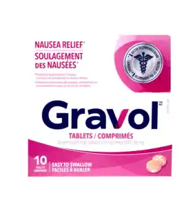 Gravol 50mg Tablet 10s
